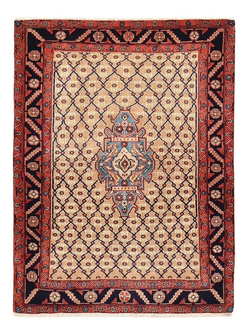 Kolyai Teppich 100x135cm - Perserteppich - mehrfarbig