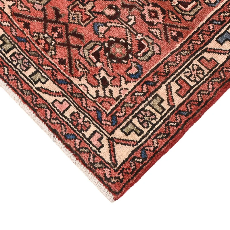 Hosseinabad Teppich 67x106cm - Perserteppich - hellrot
