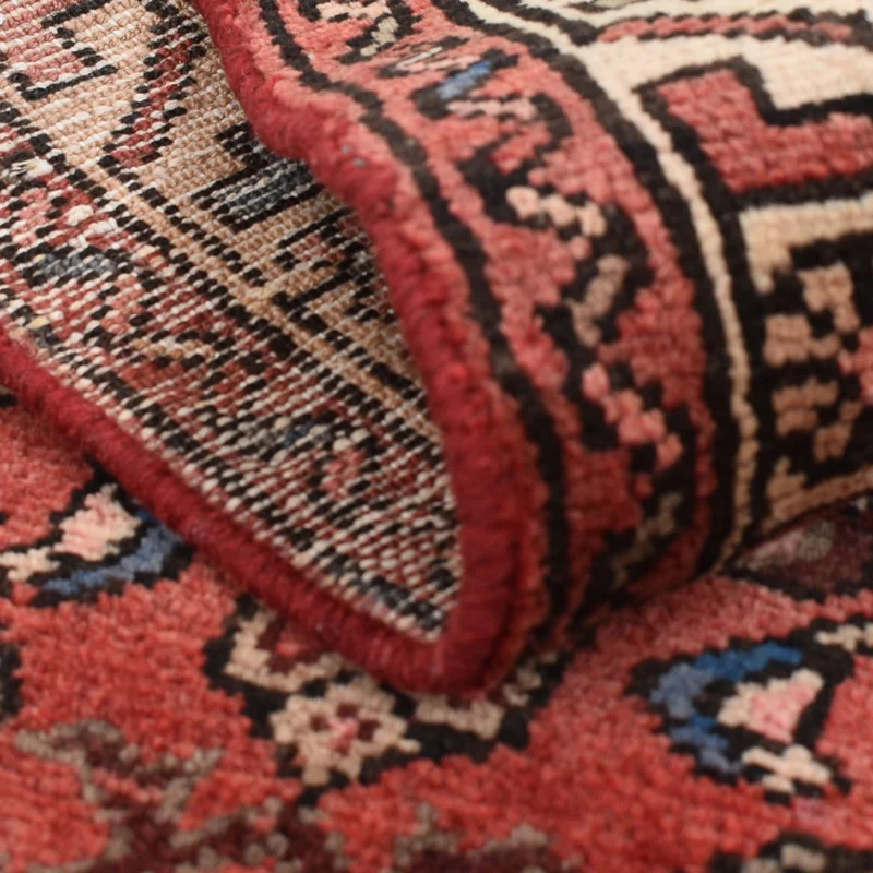 Hosseinabad Teppich 67x106cm - Perserteppich - hellrot