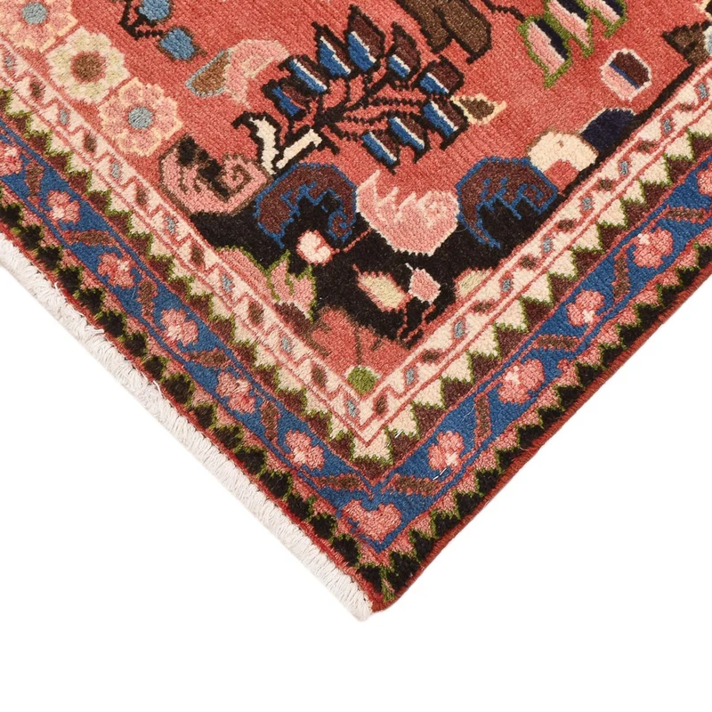 Perserteppich - Nomadic - 67 x 110 cm - hellrot