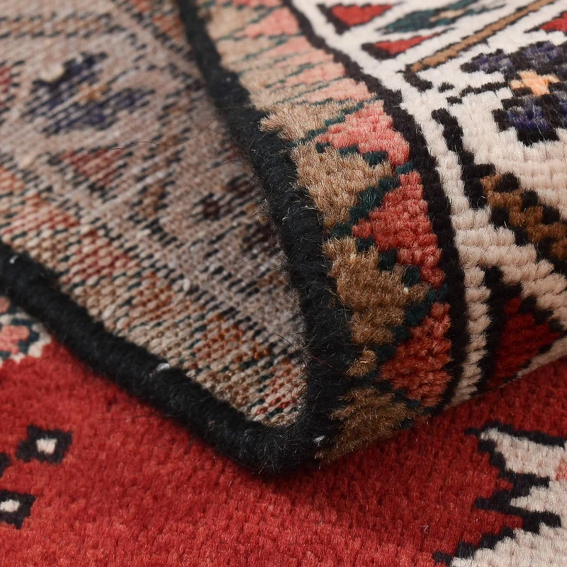 Perserteppich - Nomadic - 90 x 133 cm - rot