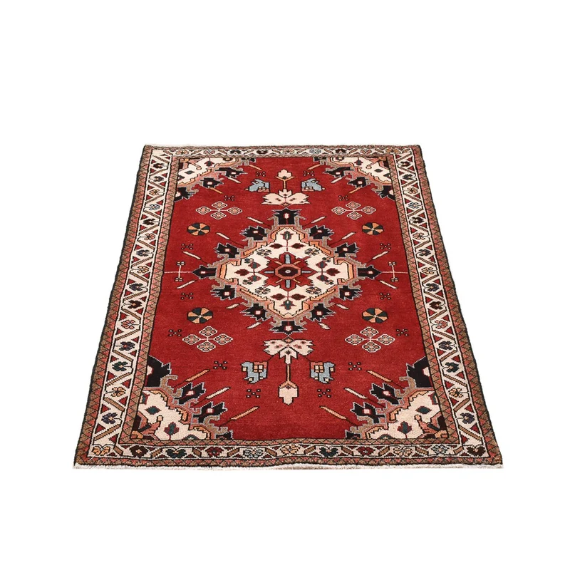 Perserteppich - Nomadic - 90 x 133 cm - rot