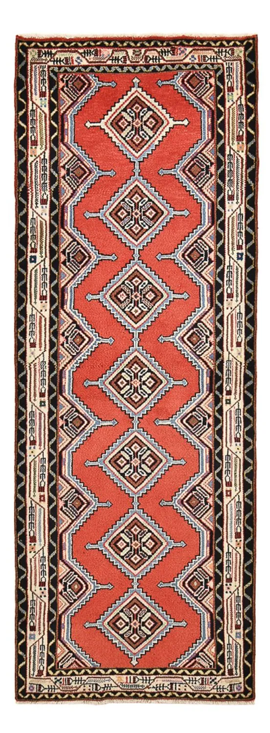 Rudbar Teppich 77x219cm - Perserteppich - rot