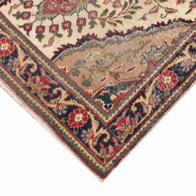 Täbriz Teppich 98x146cm - Perserteppich - mehrfarbig