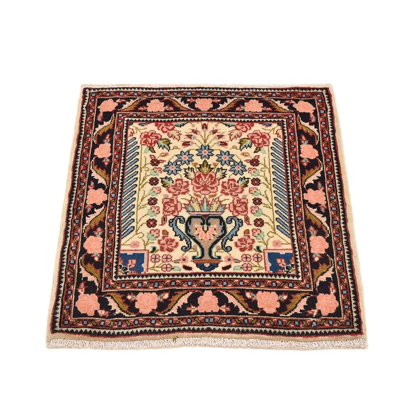 Perserteppich - Nomadic quadratisch - 57 x 65 cm - mehrfarbig