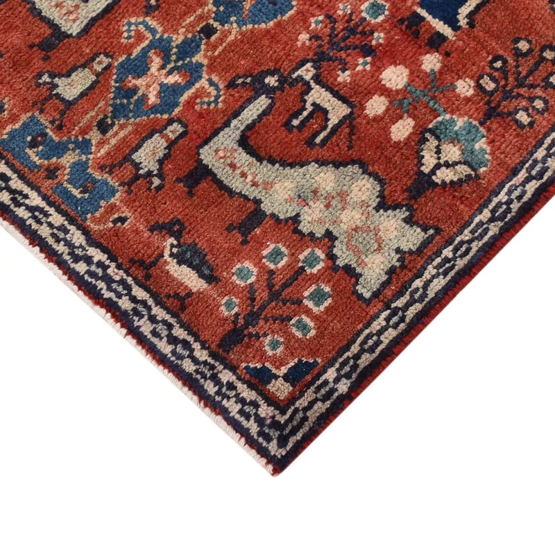 Perserteppich - Nomadic - 56 x 72 cm - rot