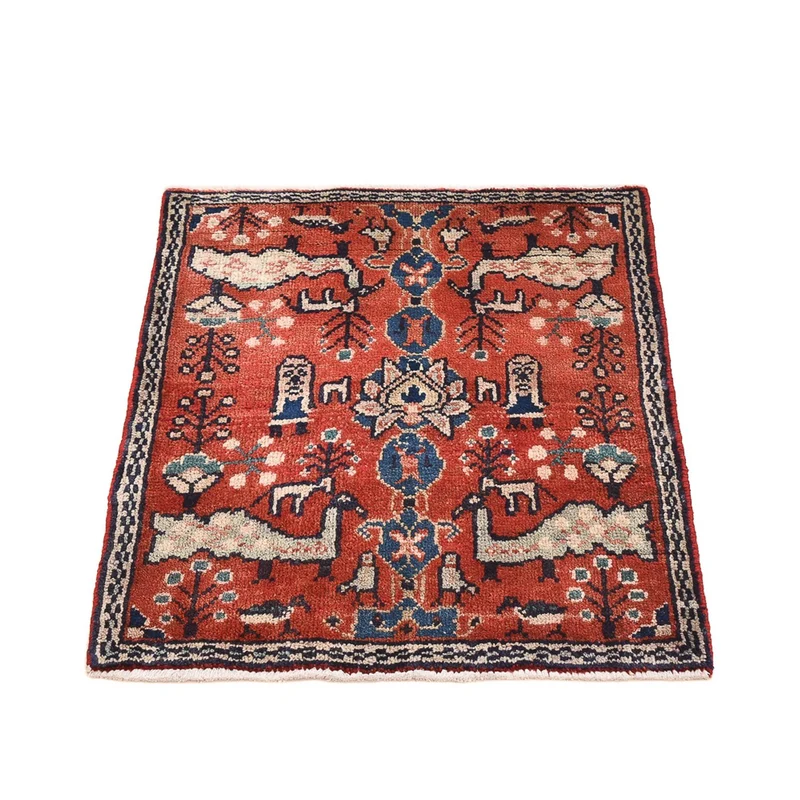 Perserteppich - Nomadic - 56 x 72 cm - rot