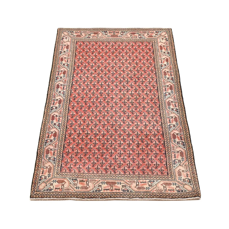 Mir Teppich 61x127cm - Perserteppich - hellrot
