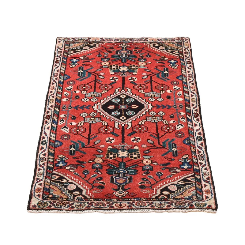 Perserteppich - Nomadic - 63 x 105 cm - rot