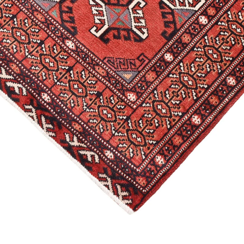 Turkaman Teppich - 85 x 115 cm - rot