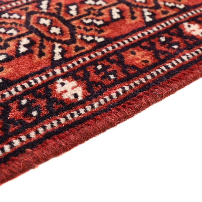 Turkaman Teppich - 85 x 115 cm - rot