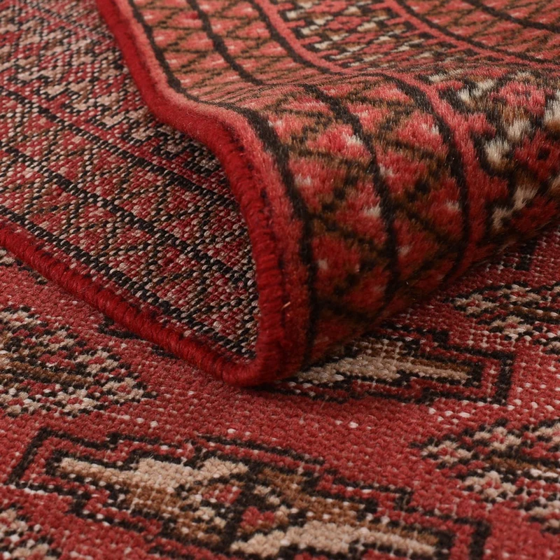 Turkaman Teppich 128x190cm - Orientteppich - rot