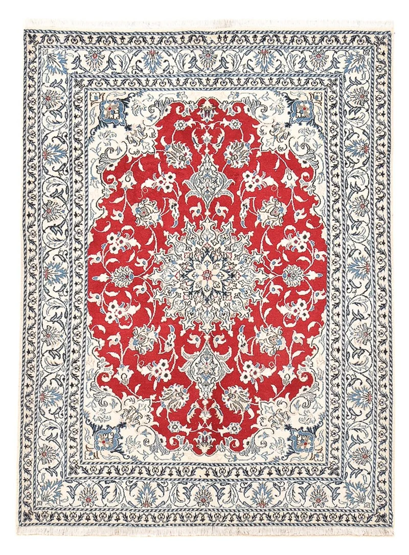 Nain - 12La Teppich 149x200cm - Perserteppich - rot