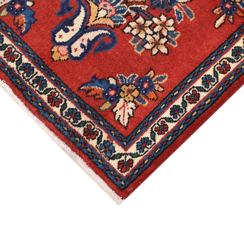 Perserteppich - Nomadic quadratisch - 53 x 53 cm - rot