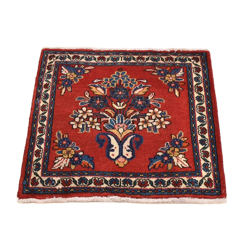 Perserteppich - Nomadic quadratisch - 53 x 53 cm - rot