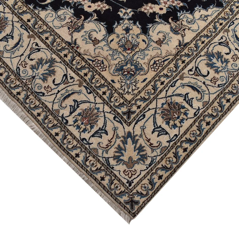 Nain - 12La Teppich 200x293cm - Perserteppich - dunkelblau