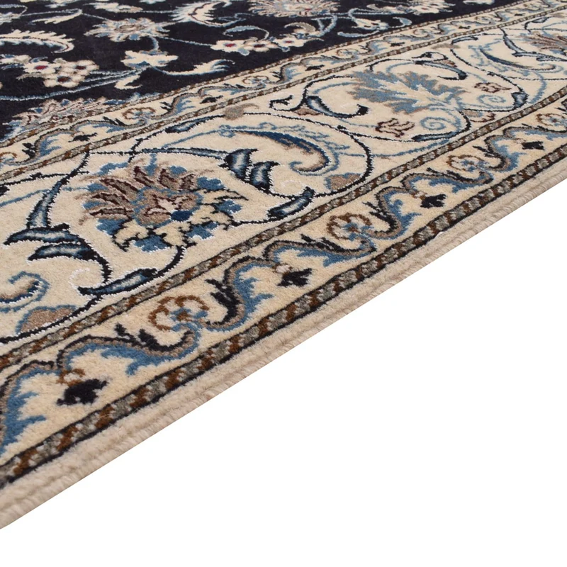 Nain - 12La Teppich 200x293cm - Perserteppich - dunkelblau