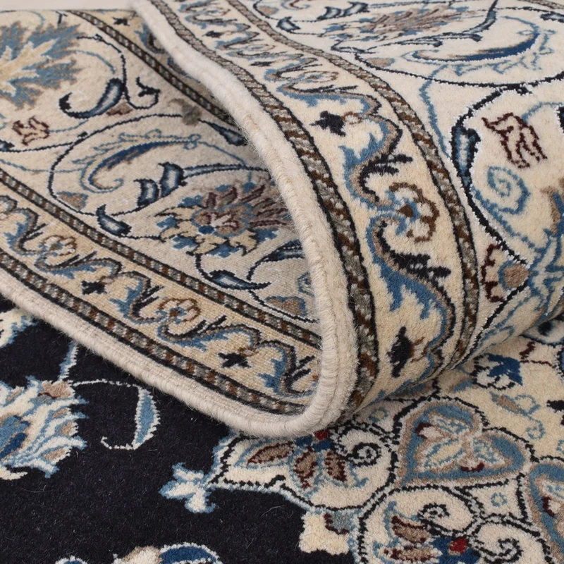 Nain - 12La Teppich 200x293cm - Perserteppich - dunkelblau