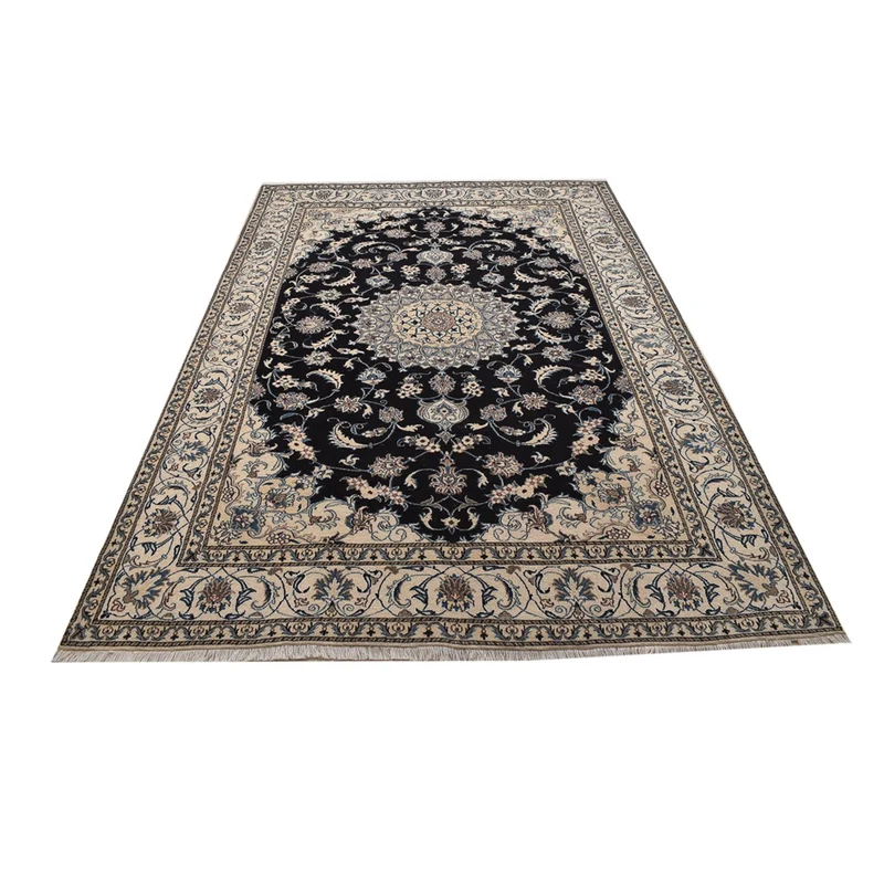 Nain - 12La Teppich 200x293cm - Perserteppich - dunkelblau