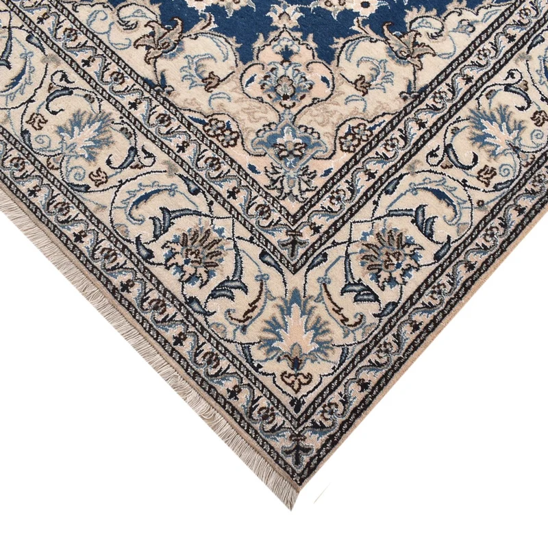 Perserteppich - Nain - 200 x 297 cm - blau