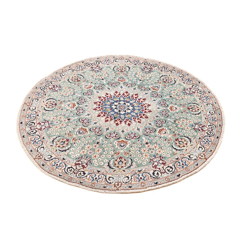 Nain - 9La Teppich 139x139cm - Perserteppich - hellgrün