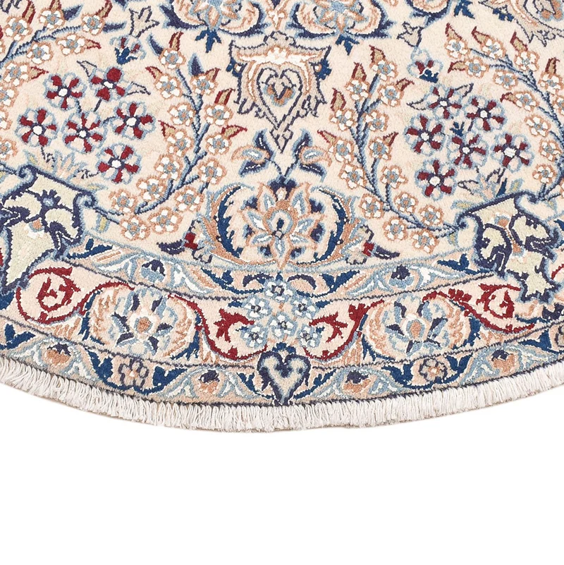 Nain - 9La Teppich 136x136cm - Perserteppich - grau
