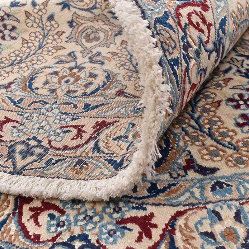 Nain - 9La Teppich 136x136cm - Perserteppich - grau