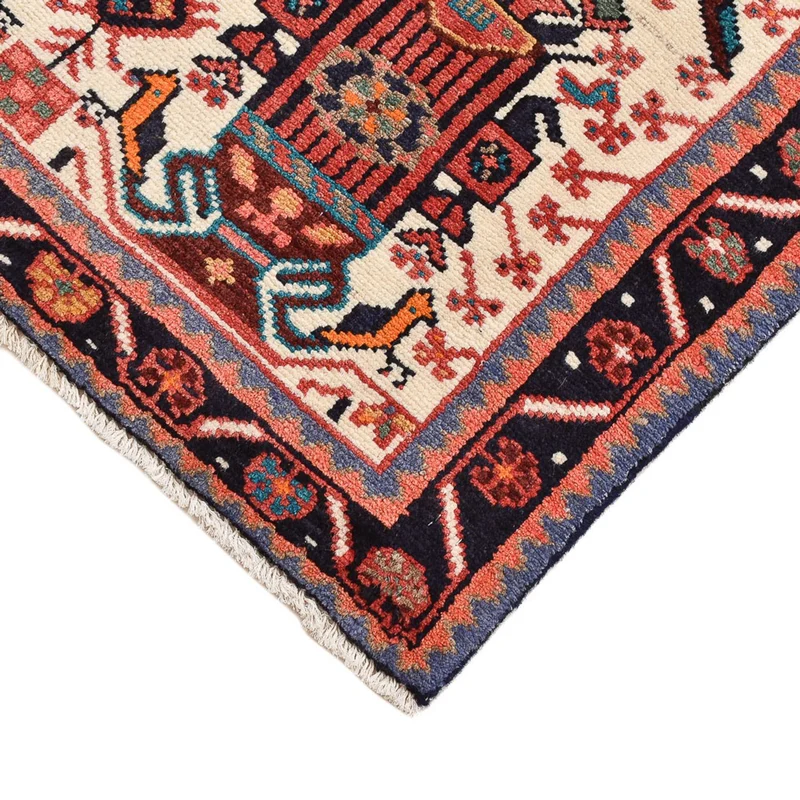 Perserteppich - Nomadic - 86 x 130 cm - hellrot