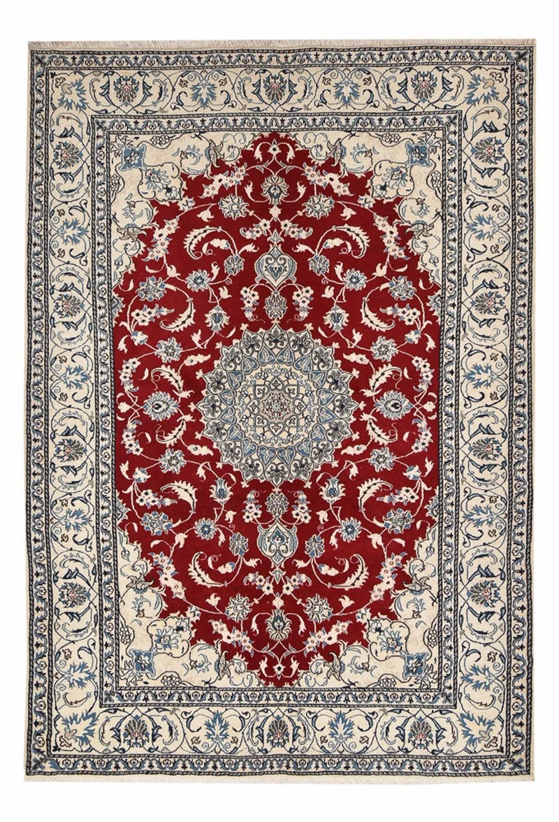 Nain - 12La Teppich 198x290cm - Perserteppich - rot