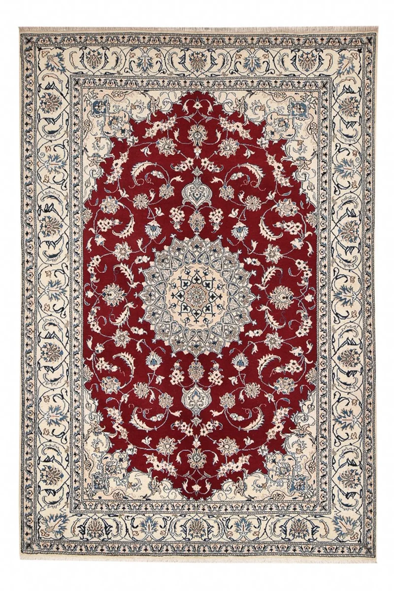 Nain - 12La Teppich 200x296cm - Perserteppich - rot