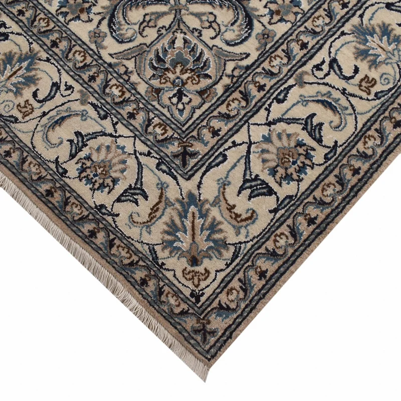 Nain - 12La Teppich 195x291cm - Perserteppich - dunkelblau