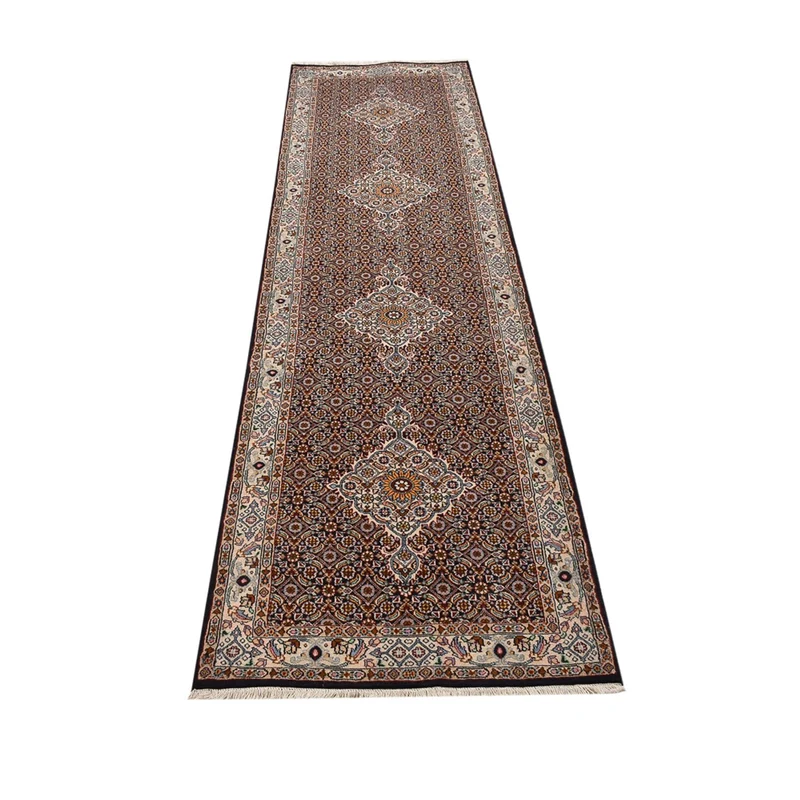 Moud Teppich 75x300cm - Perserteppich - hellbraun