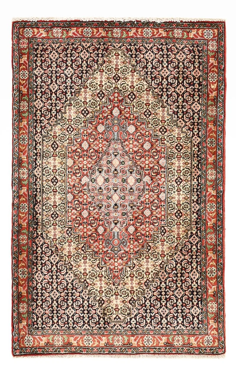 Senneh Teppich 75x118cm - Perserteppich - hellrot