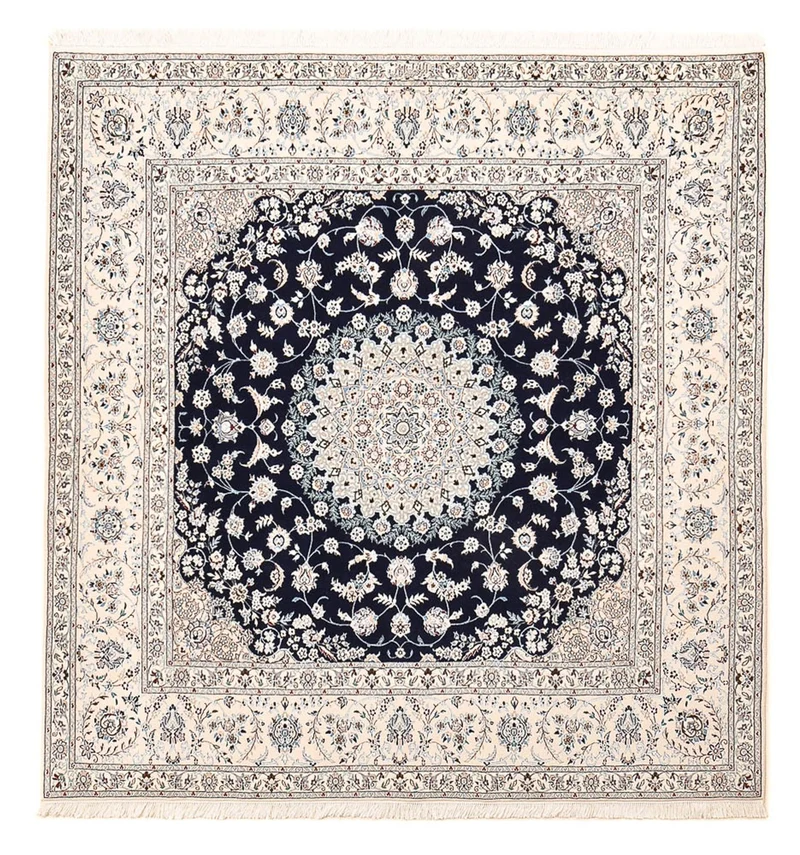 Nain - 6La Teppich 206x206cm - Perserteppich - dunkelblau
