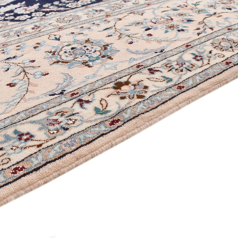 Nain - 6La Teppich 206x206cm - Perserteppich - dunkelblau