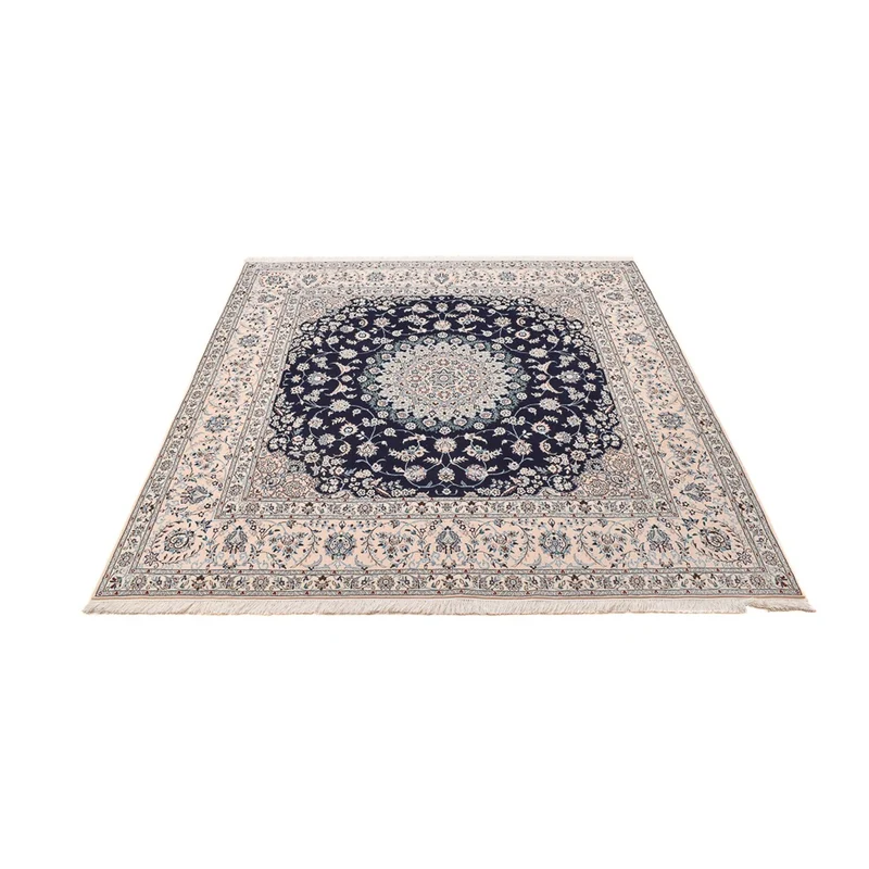 Nain - 6La Teppich 206x206cm - Perserteppich - dunkelblau