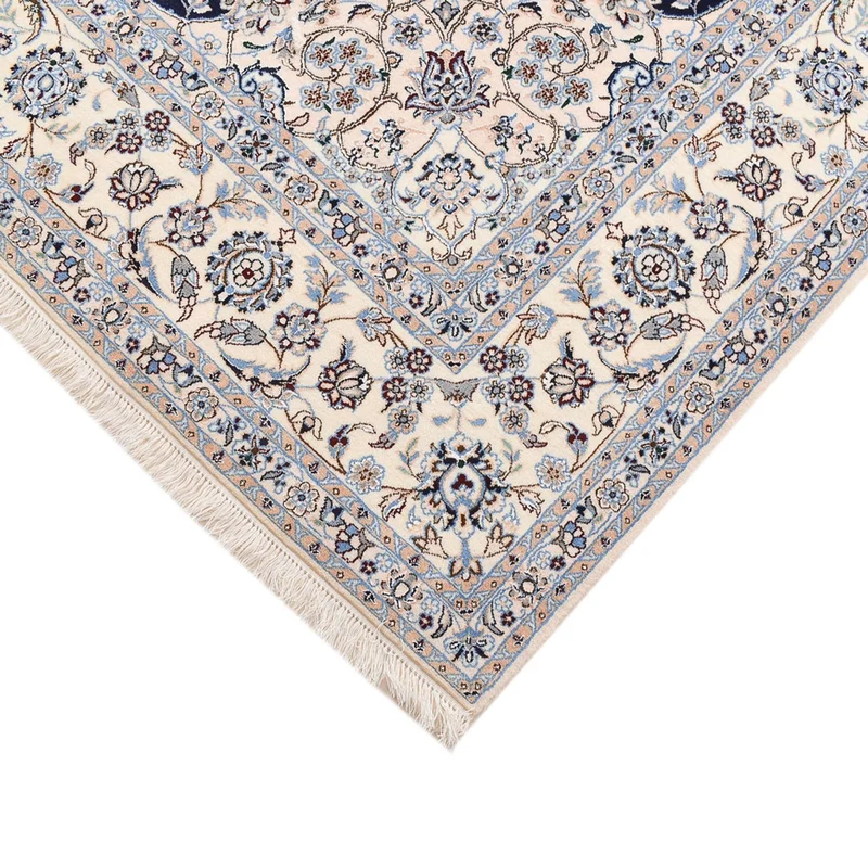 Nain - 6La Teppich 211x269cm - Perserteppich - dunkelblau