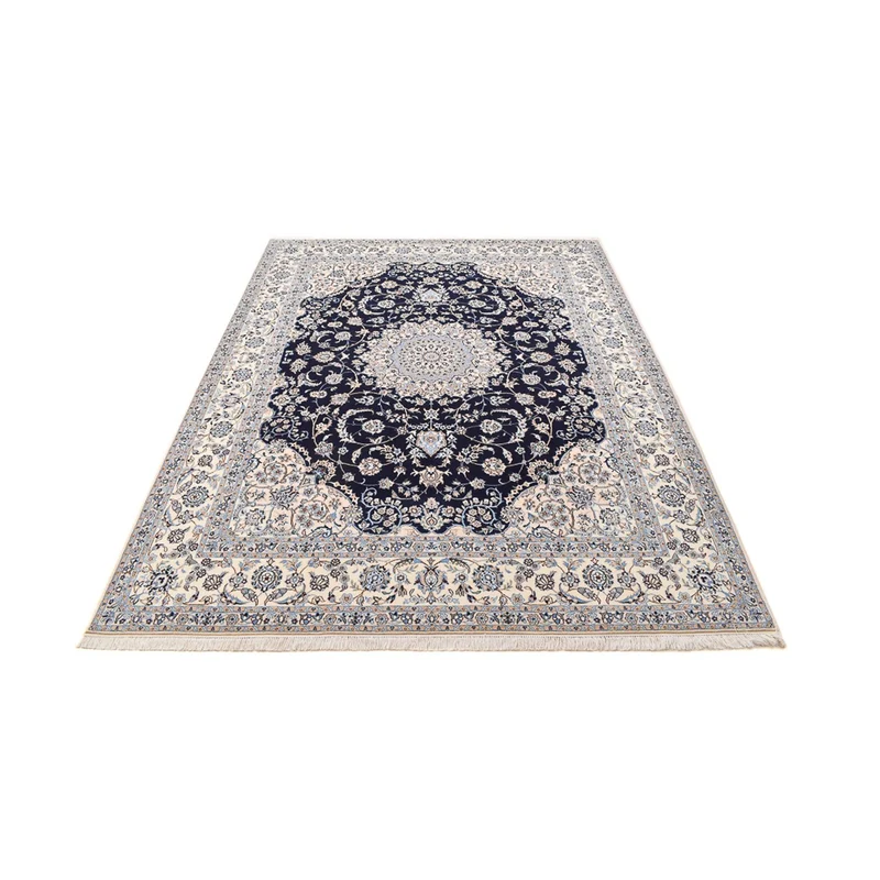 Nain - 6La Teppich 211x269cm - Perserteppich - dunkelblau