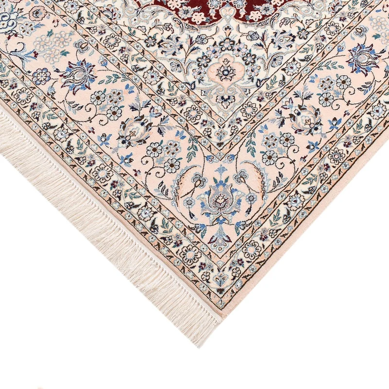 Nain - 6La Teppich 150x236cm - Perserteppich - dunkelrot