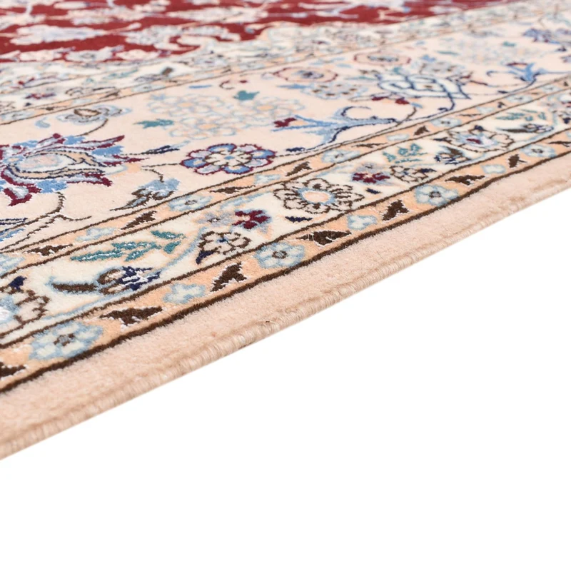 Nain - 6La Teppich 150x236cm - Perserteppich - dunkelrot