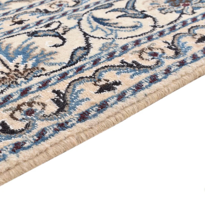Nain - 12La Teppich 152x200cm - Perserteppich - hellbeige