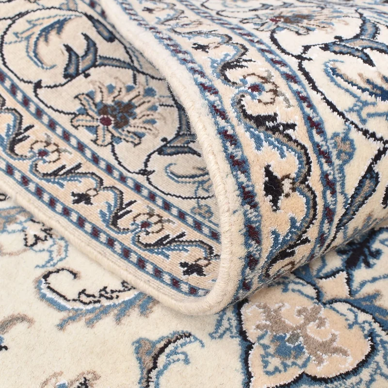 Nain - 12La Teppich 152x200cm - Perserteppich - hellbeige