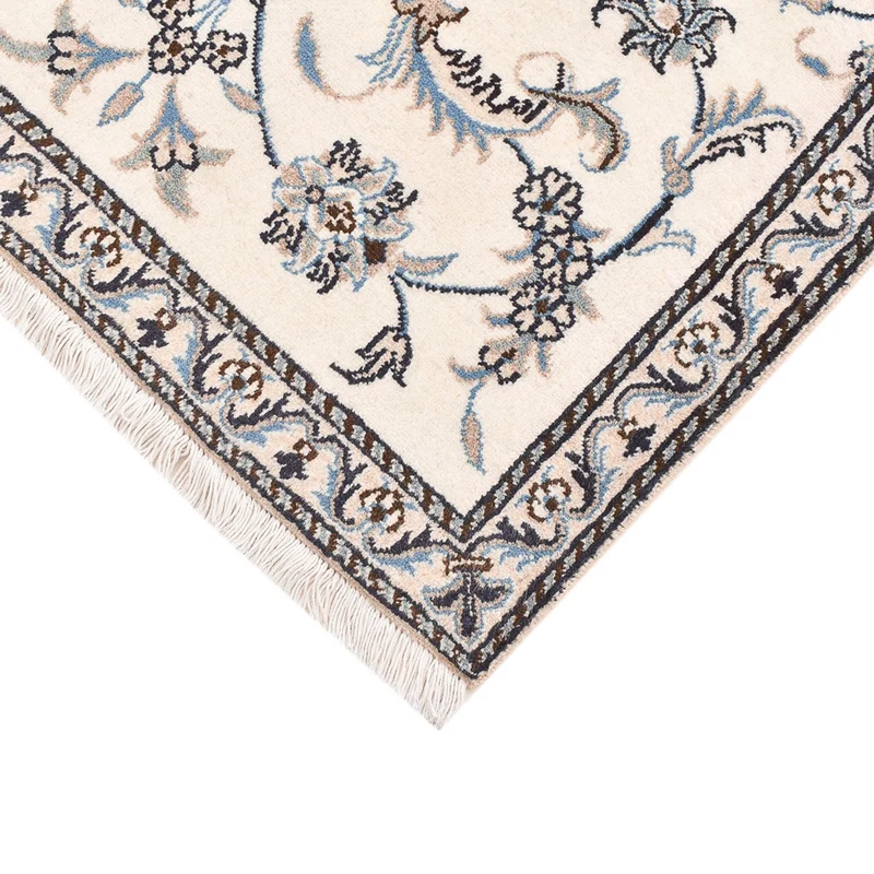 Nain - 12La Teppich 90x138cm - Perserteppich - hellbeige