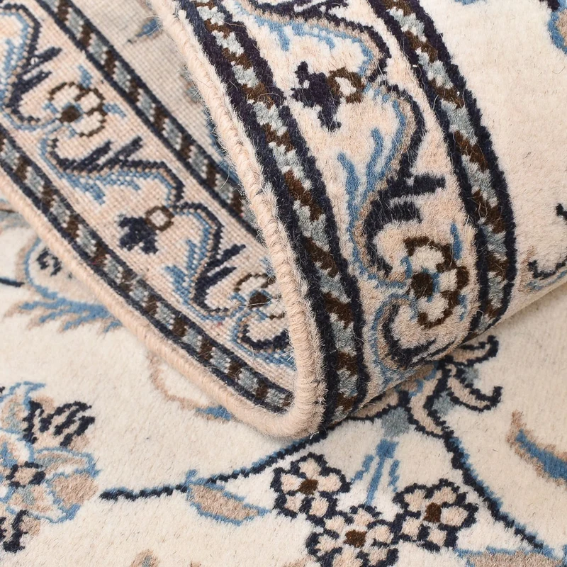 Nain - 12La Teppich 90x138cm - Perserteppich - hellbeige