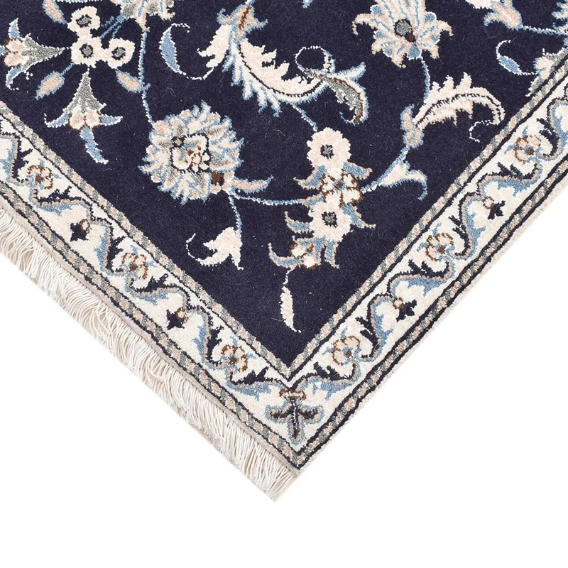 Nain - 12La Teppich 87x140cm - Perserteppich - dunkelblau
