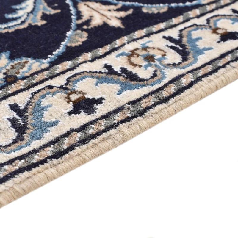 Nain - 12La Teppich 87x140cm - Perserteppich - dunkelblau