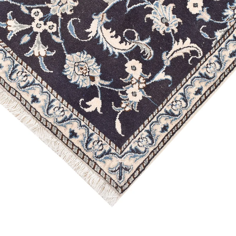 Perserteppich - Nain - 90 x 141 cm - dunkelblau