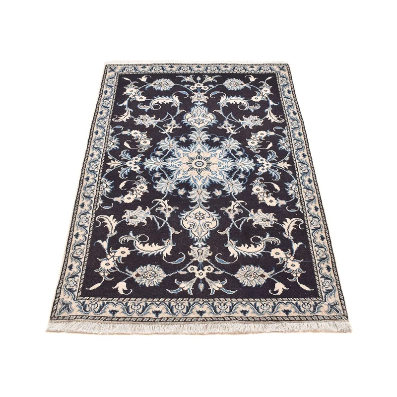 Perserteppich - Nain - 90 x 141 cm - dunkelblau