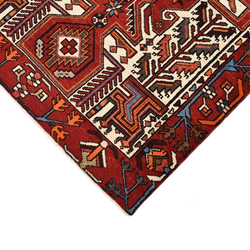 Hamadan Teppich 112x300cm - Perserteppich - hellrot