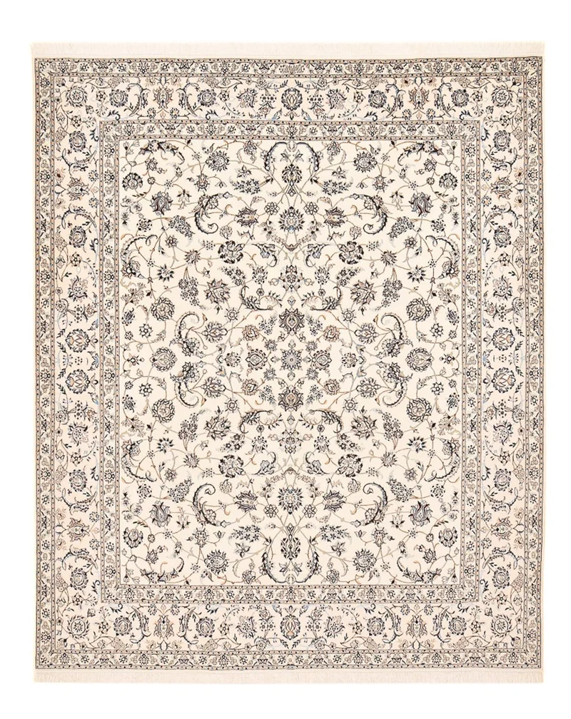 Nain - 6La Teppich 255x307cm - Perserteppich - weiß